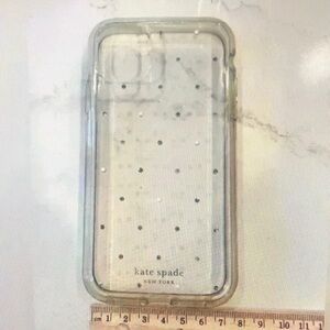 Kate Spade Transparent Black Dot Phone Case